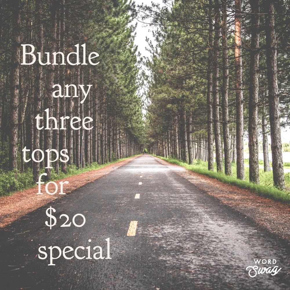 3/$20 Tops